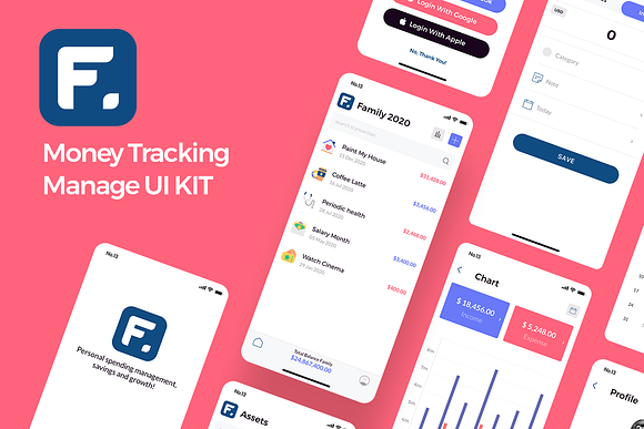 Finany - Cashflow Manager UI KIT in App Templates - product preview 5