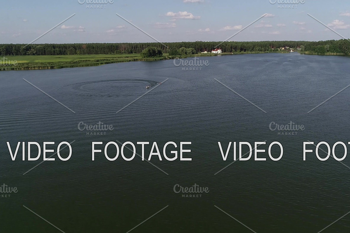 Aerial view ,wakeboarding with in Graphics - product preview 8