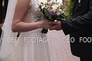 wedding, close up, bride and groom