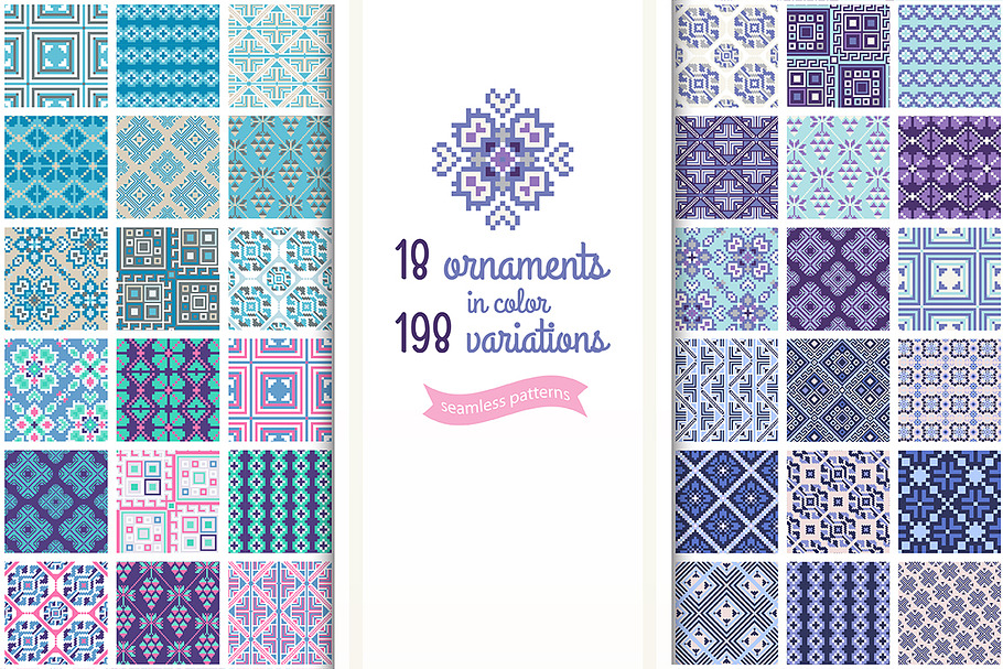 Flora&Geometry 198 Ornaments in Patterns - product preview 8