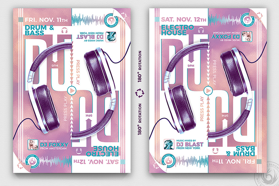 Special Dj Flyer Template V8 in Flyer Templates - product preview 8