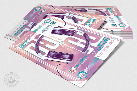 Special Dj Flyer Template V8 in Flyer Templates - product preview 3