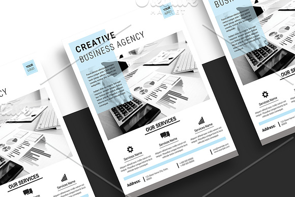 Minimal Business Flyer - V1183 in Flyer Templates - product preview 2