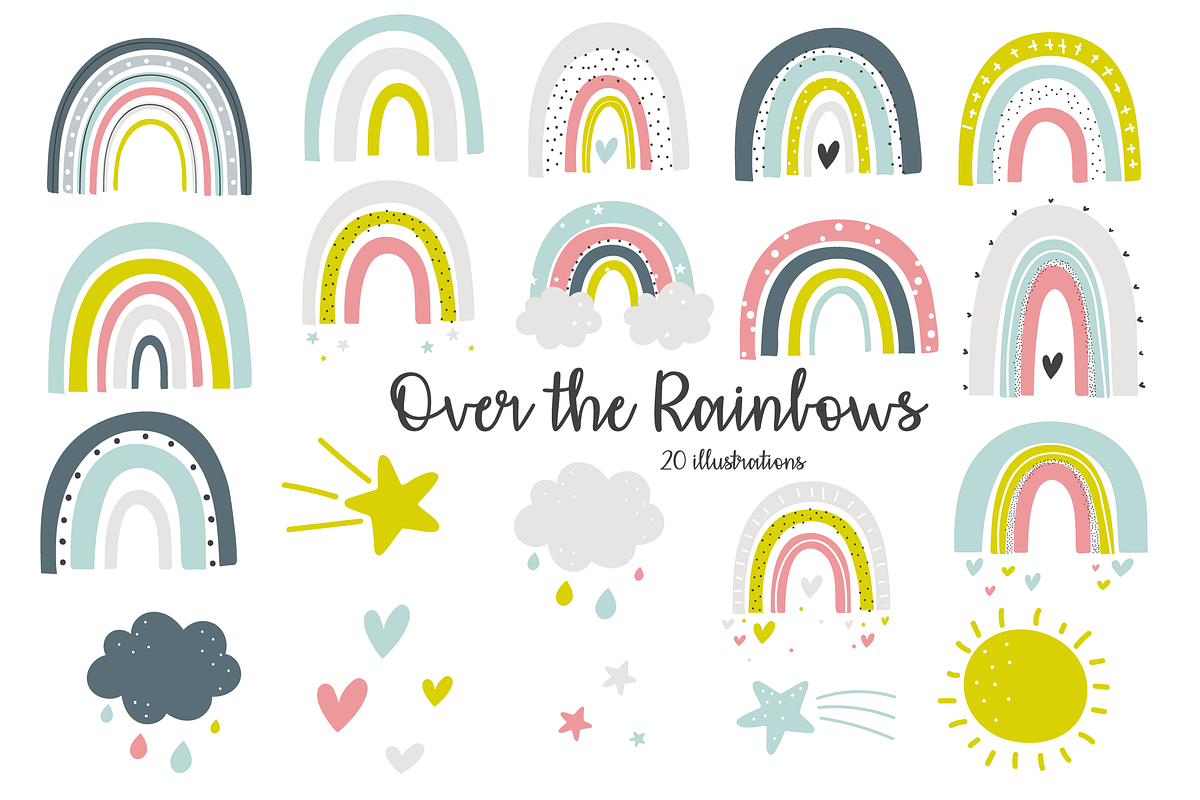 Over the Rainbows in Illustrations - product preview 8