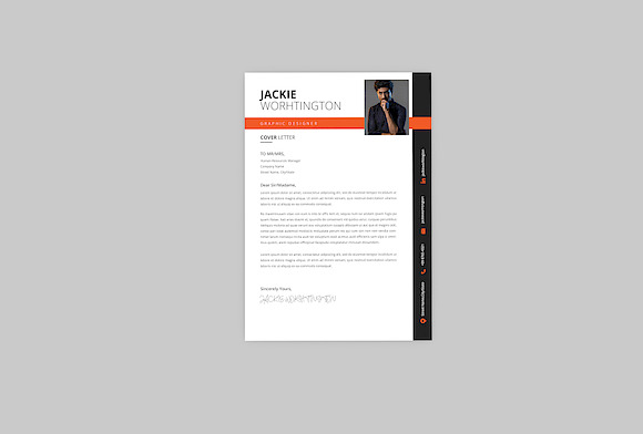 Jackie Graphic Resume Designer in Resume Templates - product preview 1