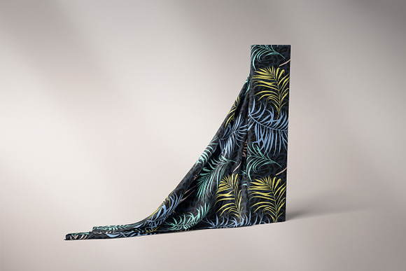 Palm leaves and leopard skin pattern in Patterns - product preview 3