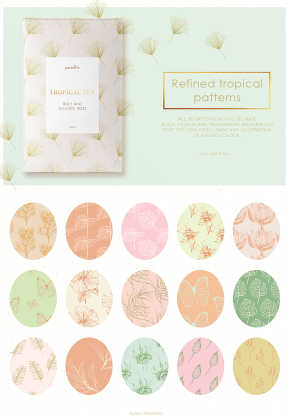 Tropical illustrations and patterns in Illustrations - product preview 4