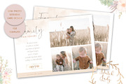 PSD Photo Session Card Template #61