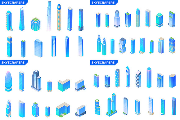 Isometric Vector Collection 2020 in Graphics - product preview 2