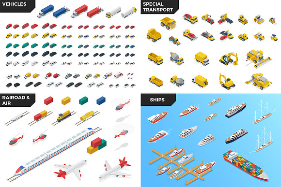 Isometric Vector Collection 2020 in Graphics - product preview 5