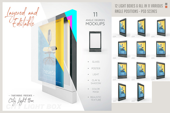 Light Board - 123 Mockups & 6 Scenes in Mockup Templates - product preview 2