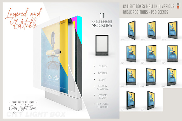 Light Board - 123 Mockups & 6 Scenes in Mockup Templates - product preview 4