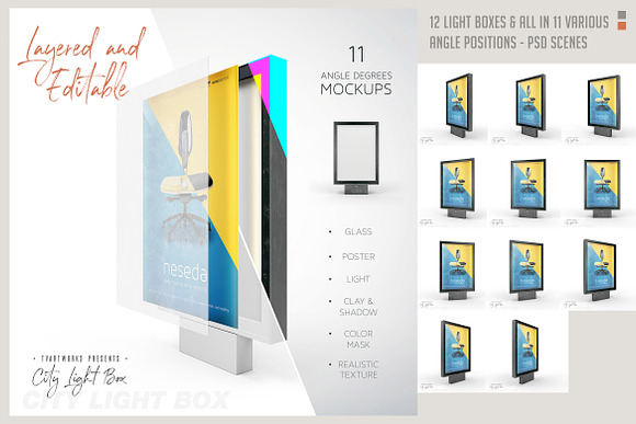 Light Board - 123 Mockups & 6 Scenes in Mockup Templates - product preview 6