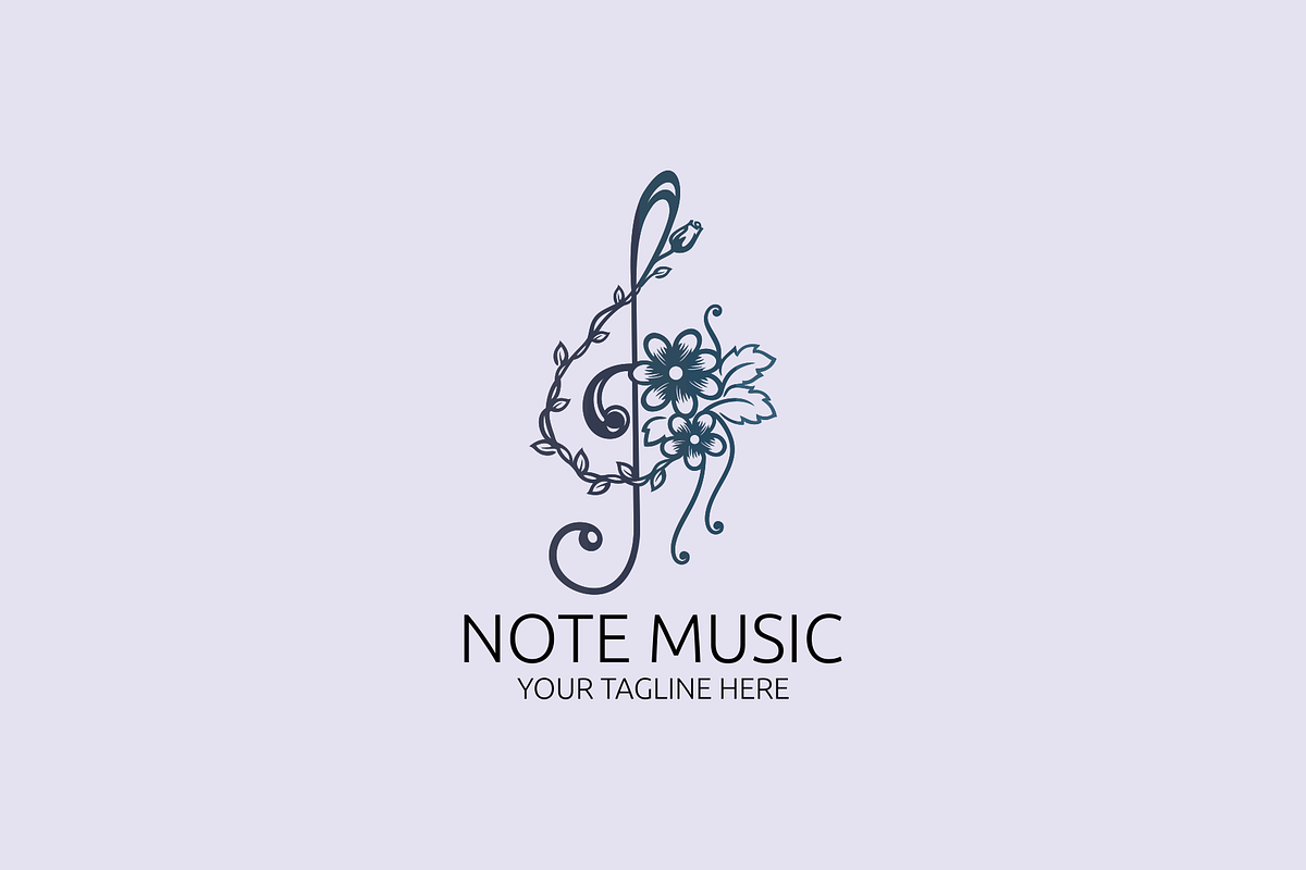 Note Music Logo in Logo Templates - product preview 8