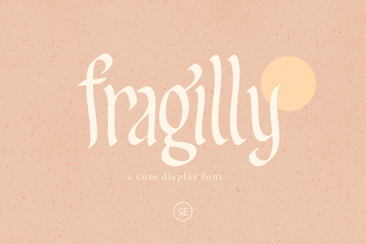 Fragilly - A Cute Font in Display Fonts - product preview 8