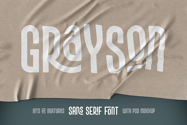 Grayson font & mockup