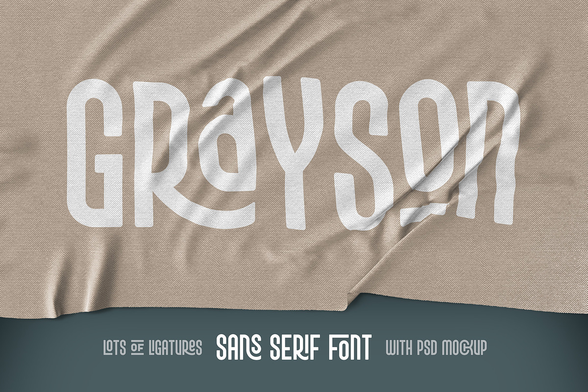 Grayson font & mockup in Display Fonts - product preview 8
