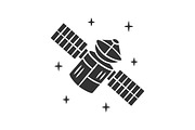 Satellite glyph icon