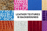 Leather Textures 10 patterns