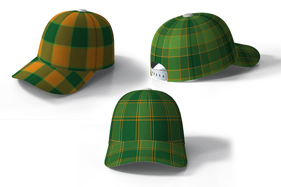 Set St. Patrick's Tartan Patterns in Patterns - product preview 3