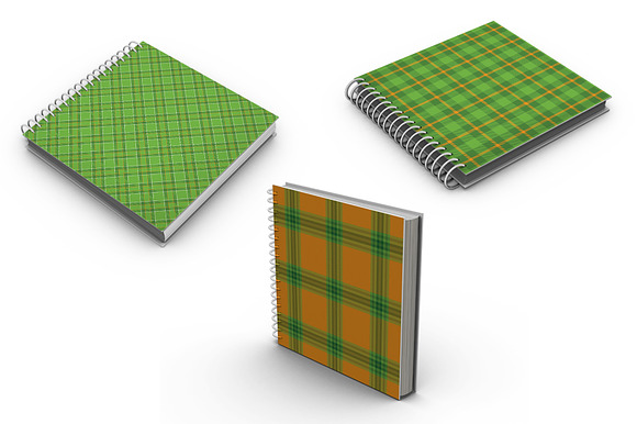 Set St. Patrick's Tartan Patterns in Patterns - product preview 4