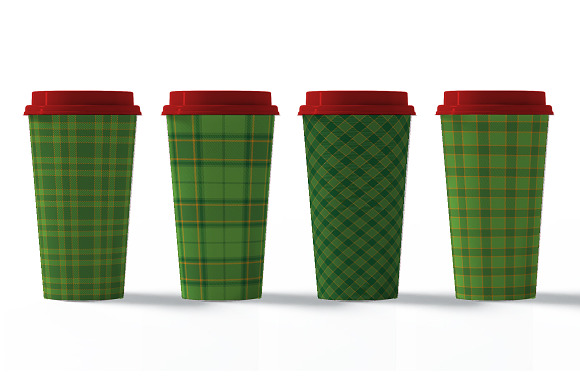 Set St. Patrick's Tartan Patterns in Patterns - product preview 6