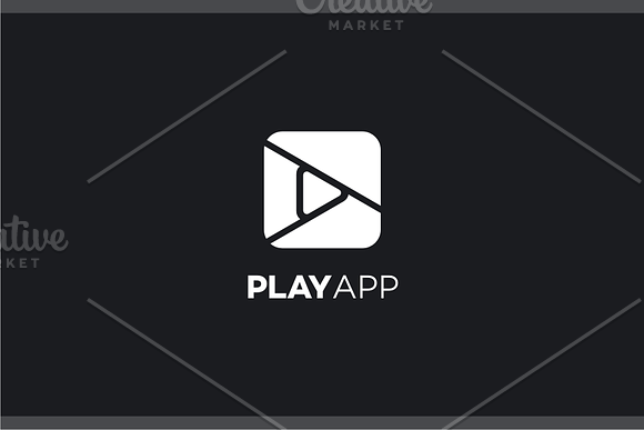 Play App Logo in Logo Templates - product preview 1