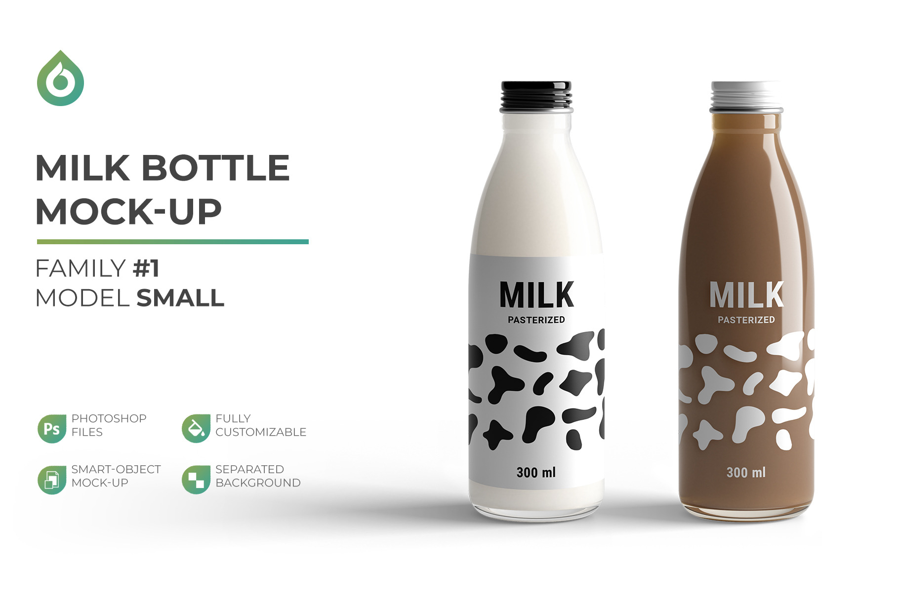 Milk Bottle Mockup Creative Product Mockups Creative Market