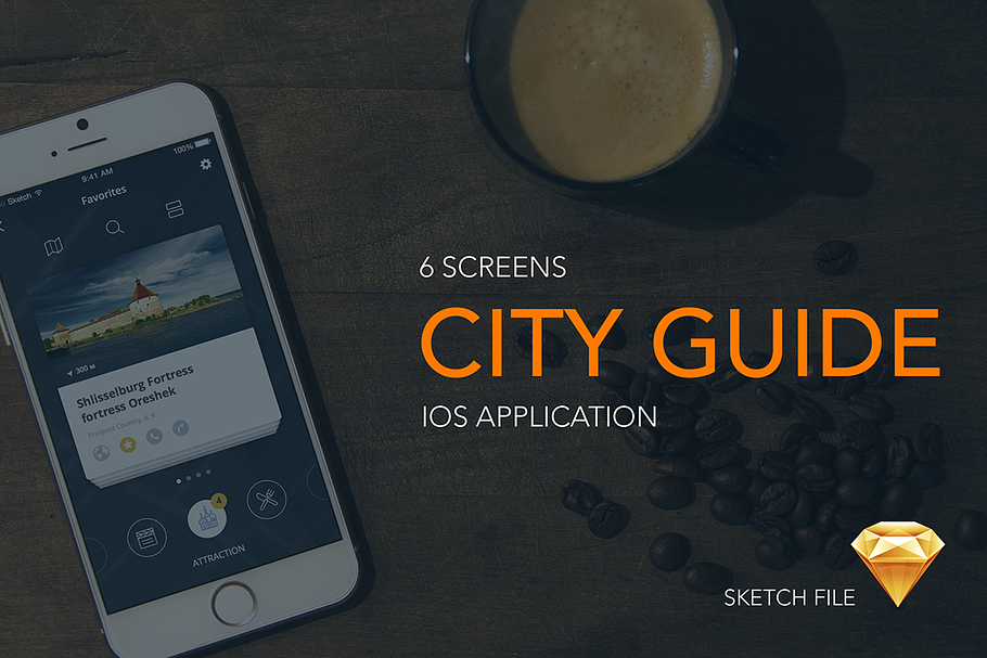 City guide/Travel - iOS App Template in Templates - product preview 8