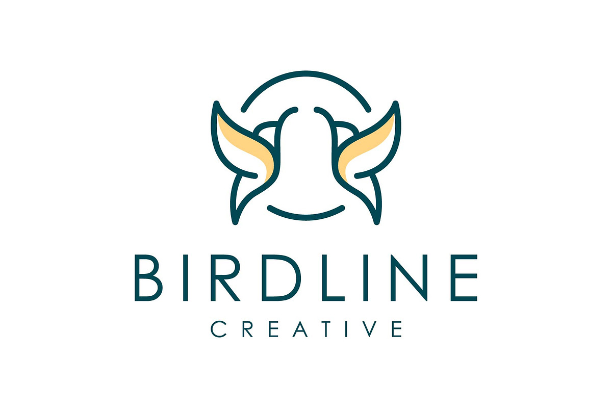 two minimalist bird logo lines in Logo Templates - product preview 8