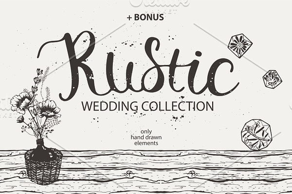 RUSTIC wedding collection