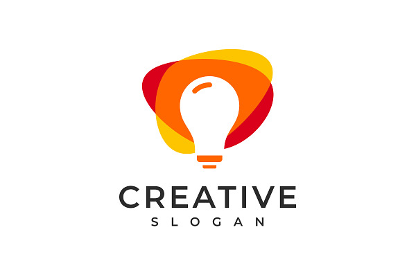 Creative Lightbulb Idea Logo