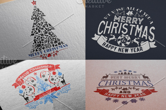 11 Best Christmas labels and badges in Logo Templates - product preview 5