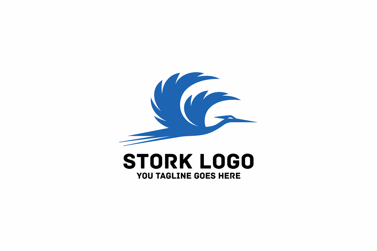 Stork Logo in Logo Templates - product preview 8