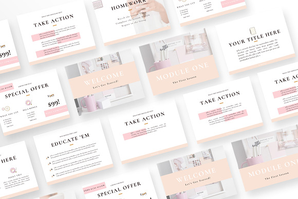 Femprenuer Canva Course Templates in Instagram Templates - product preview 2