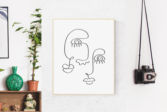 One Line Drawings. Faces & Patterns in Graphics - product preview 1