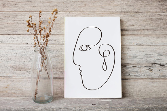 One Line Drawings. Faces & Patterns in Graphics - product preview 19