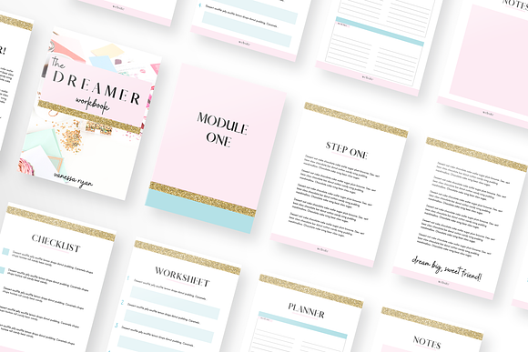 Dreamer Workbook Canva in Email Templates - product preview 2