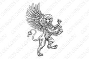 Griffon Rampant Griffin Coat Of Arms