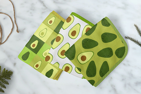 Avocado Drawings & Pattern Set in Patterns - product preview 4