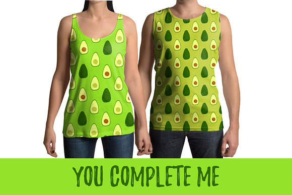 Avocado Drawings & Pattern Set in Patterns - product preview 7