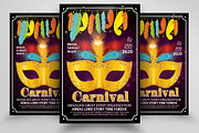 Masquerade Carnival Event Flyer