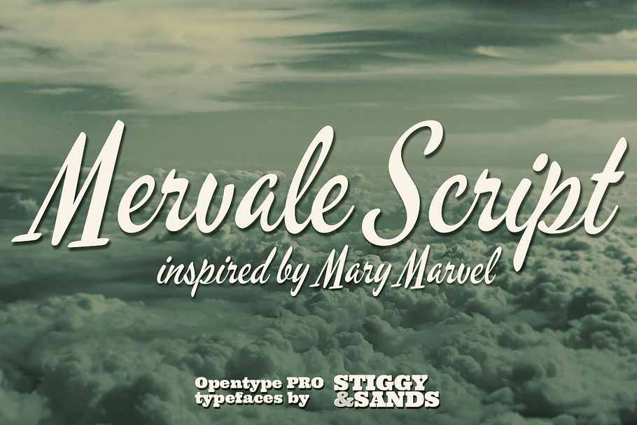Mervale Script Pro in Script Fonts - product preview 8
