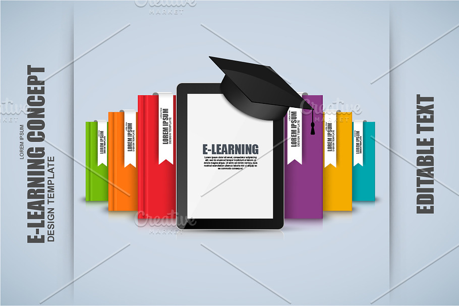 E-Learning Concept in Presentation Templates - product preview 8