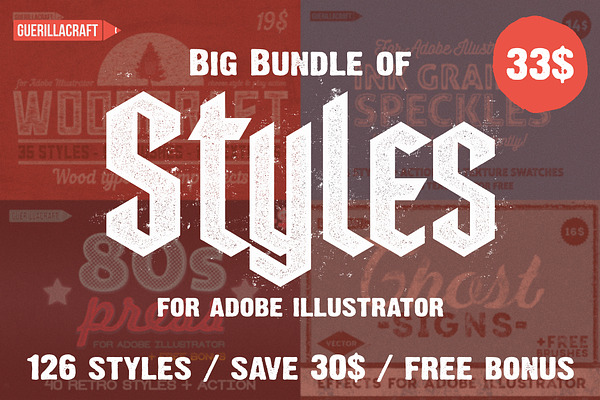 Big Bundle of Illustrator Styles