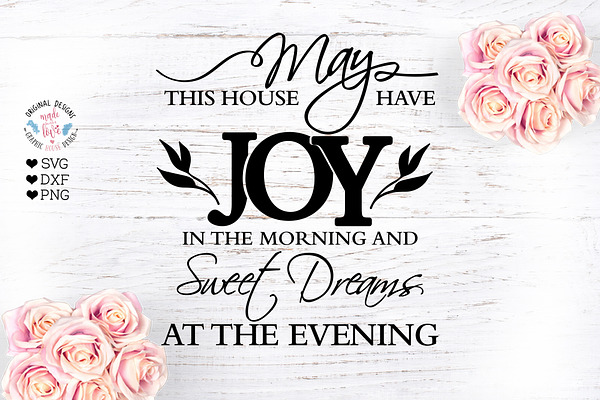 May this House has joy - Home SVG