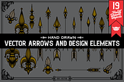 Hand Drawn Arrows & Design Elements