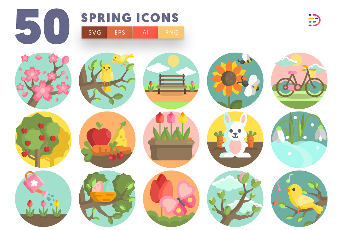 Spring Icons in Icons - product preview 8
