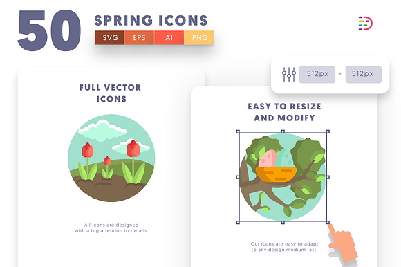 Spring Icons in Icons - product preview 5