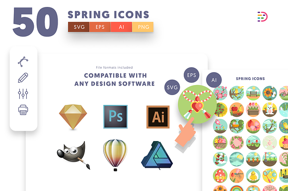 Spring Icons in Icons - product preview 8